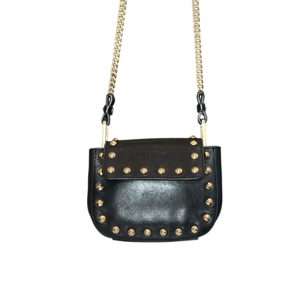 Stylish Black Studded Shoulder Bag - Picture 8 of 8